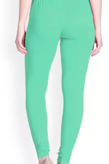  Lyra Emerald Green Free Size Churidar Leggings