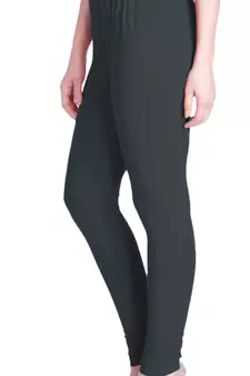  Lyra Stone Grey Free Size Churidar Leggings