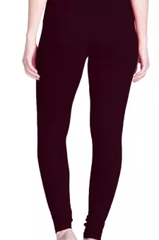  Lyra Burgundy Free Size Churidar Leggings