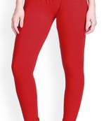  Lyra Light Red Free Size Churidar Leggings