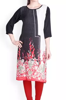  Lyra Light Red Free Size Churidar Leggings