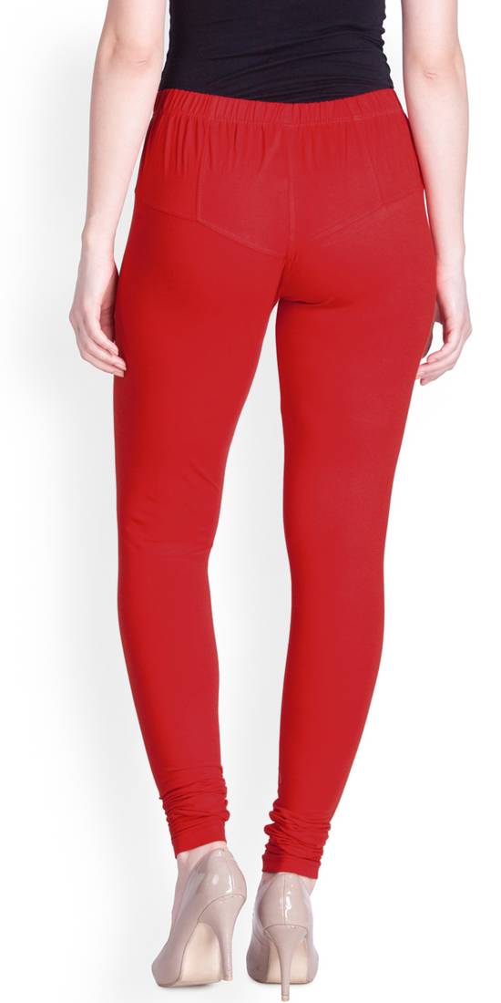  Lyra Light Red Free Size Churidar Leggings