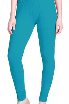  Lyra Aqua Marina Free Size Churidar Leggings