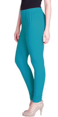  Lyra Aqua Marina Free Size Churidar Leggings 3