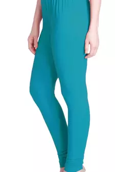  Lyra Aqua Marina Free Size Churidar Leggings