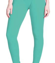  Lyra Aqua Green Free Size Churidar Leggings