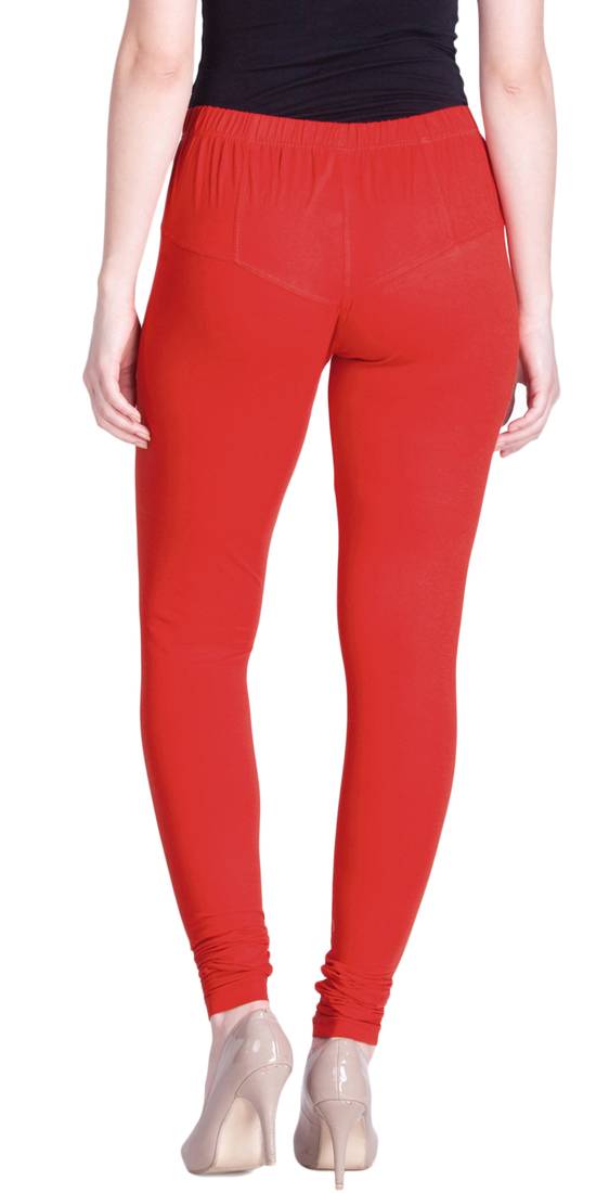  Lyra Chilli Red Free Size Churidar Leggings