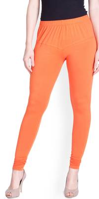  Lyra Papaya Free Size Churidar Leggings 1