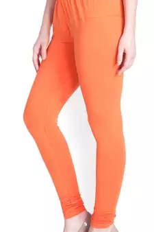  Lyra Papaya Free Size Churidar Leggings