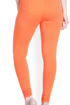  Lyra Papaya Free Size Churidar Leggings