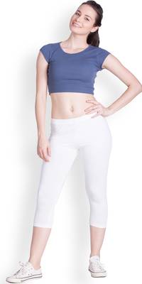  Lyra White Free Size Capri 4