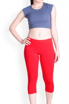  Lyra Red Free Size Capri