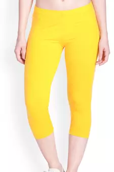  Lyra Yellow Free Size Capri