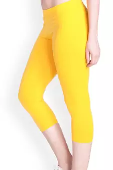  Lyra Yellow Free Size Capri