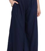  Lyra Navy Blue Free Size Palazzo