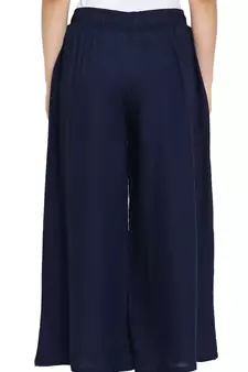  Lyra Navy Blue Free Size Palazzo