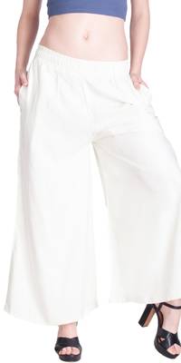  Lyra Off White Free Size Palazzo 2