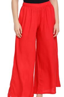 Lux Lyra Red Free Size Palazzo