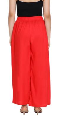 Lux Lyra Red Free Size Palazzo 2