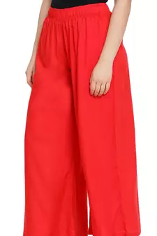 Lux Lyra Red Free Size Palazzo