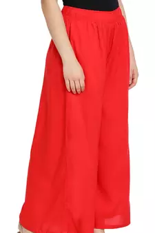 Lux Lyra Red Free Size Palazzo