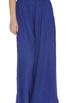  Lyra Royal Blue Free Size Palazzo