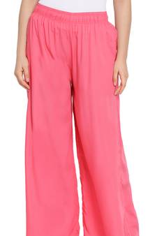 Lux Lyra Paradise Pink Free Size Palazzo