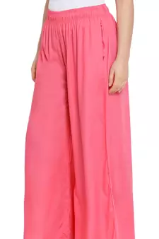 Lux Lyra Paradise Pink Free Size Palazzo