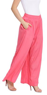 Lux Lyra Paradise Pink Free Size Palazzo 4
