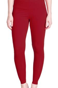 Lyra Parry Red Free Size Ankle Leggings