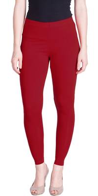  Lyra Parry Red Free Size Ankle Leggings 1