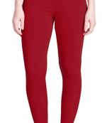  Lyra Parry Red Free Size Ankle Leggings