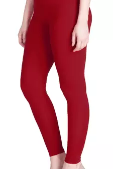  Lyra Parry Red Free Size Ankle Leggings