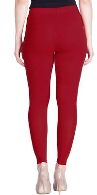  Lyra Parry Red Free Size Ankle Leggings 4