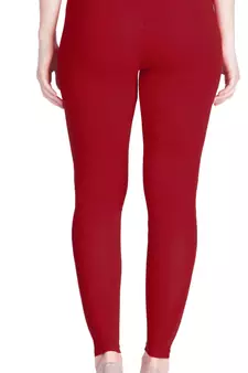  Lyra Parry Red Free Size Ankle Leggings