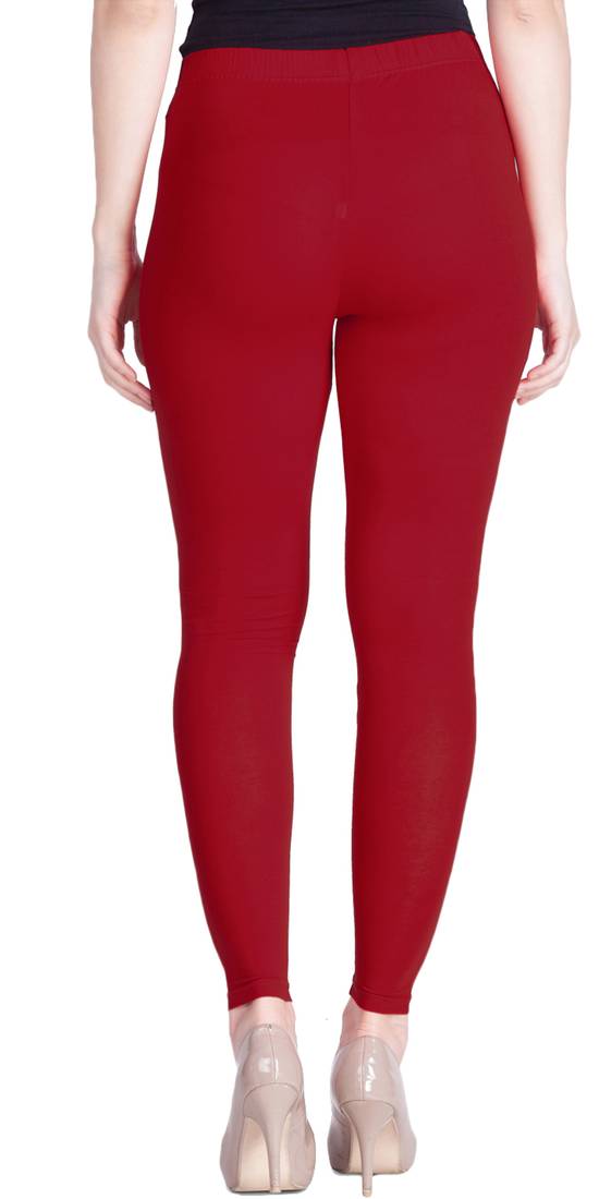  Lyra Parry Red Free Size Ankle Leggings