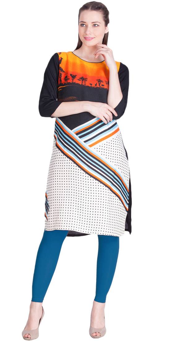  Lyra T. Blue Free Size Ankle Leggings