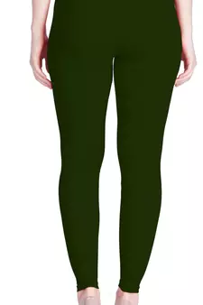  Lyra Bottle Green Free Size Ankle Leggings