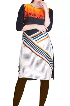  Lyra Brown Free Size Ankle Leggings