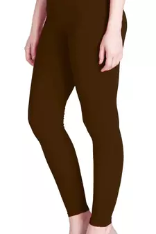  Lyra Brown Free Size Ankle Leggings