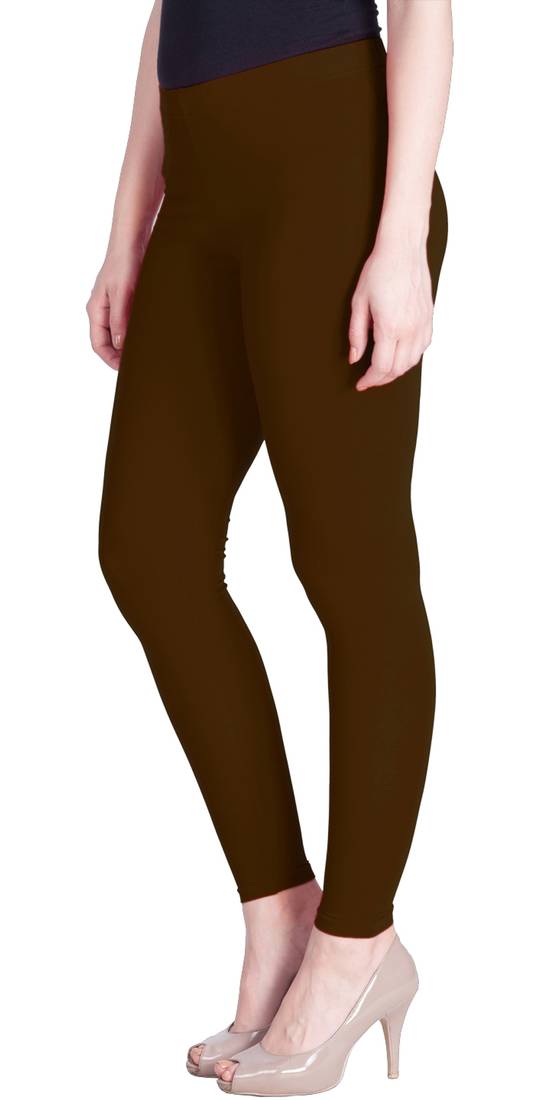  Lyra Brown Free Size Ankle Leggings