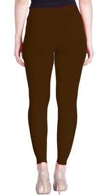  Lyra Brown Free Size Ankle Leggings 4