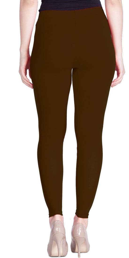  Lyra Brown Free Size Ankle Leggings