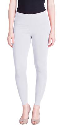  Lyra Off White Free Size Ankle Leggings 1