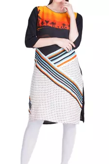  Lyra Off White Free Size Ankle Leggings