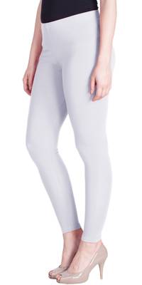  Lyra Off White Free Size Ankle Leggings 3