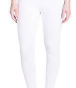  Lyra White Free Size Ankle Leggings