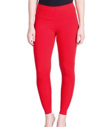  Lyra Red Free Size Ankle Leggings