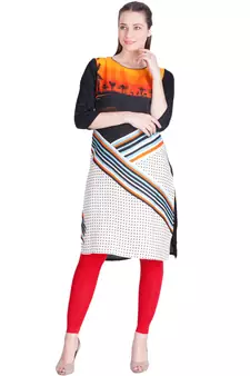  Lyra Red Free Size Ankle Leggings