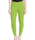  Lyra Parrot Green Free Size Ankle Leggings